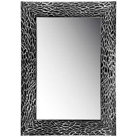 Зеркало в раме черный с серебром (50*70 35*55)-541-777