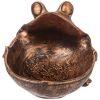Шкатулка декоративная для мелочей "лягушка"  26*18 см цвет: бронза-169-243