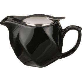 Заварочный чайник 500 мл.черный (кор=24шт.)-470-185