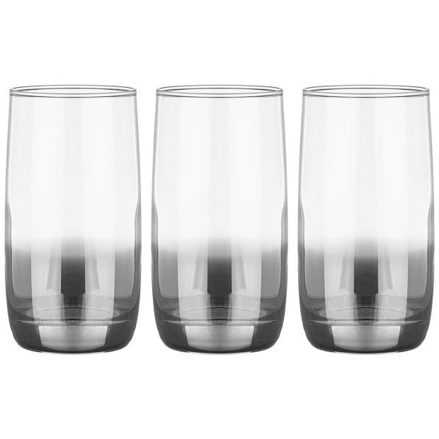 Набор стаканов из 6 шт "графитовый омбре" 330 мл-194-485