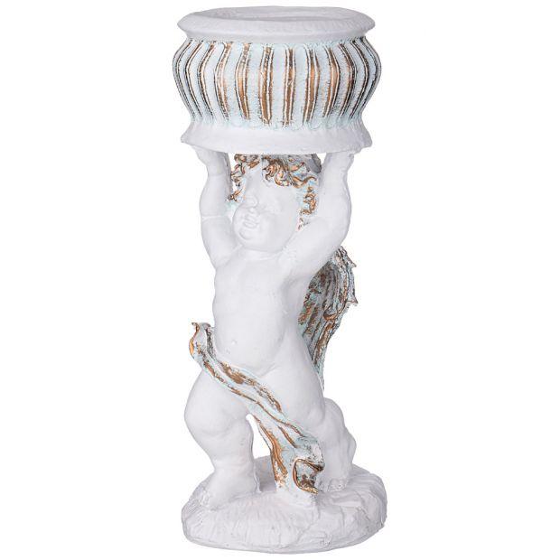 Фигурка декоративная "ангел с чашей" высота=39см-169-579