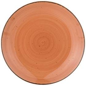 Тарелка обеденная "nature" 26,5см, оранжевая (мал=2/кор=18шт.)-263-1029(Товар продается кратно 2шт)