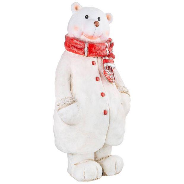 Фигурка декоративная "медведь в шарфе" высота 49 см-169-225