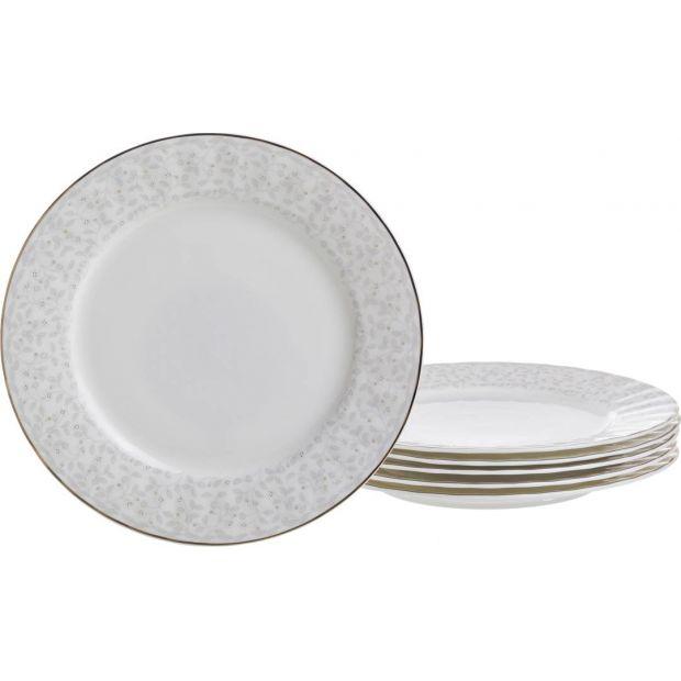 Набор тарелок закусочных lefard "вивьен" 6 шт. 21 см (кор=6набор.)-264-343