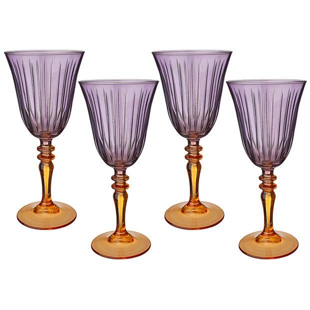 Набор бокалов из 4 штук "sicilia" violet 270мл-312-102