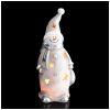 Фигурка декоративная "снеговик в колпаке с мешком" с подсветкой 13*11*31cм-169-598