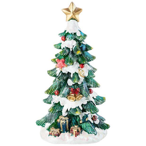 Фигурка декоративная "елка новогодняя с игрушками" 38*20*18см-169-681
