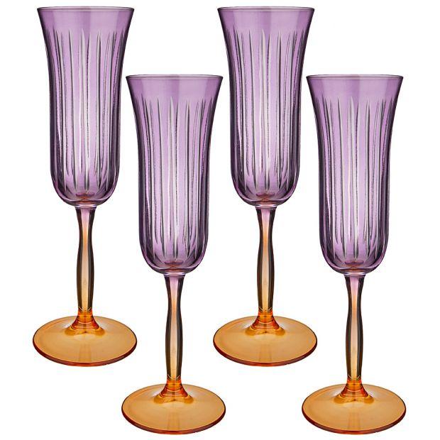 Набор бокалов из 4 штук "sicilia" violet 175mл-312-107