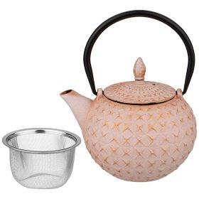 Заварочный чайник чугунный с эмалированным покрытием внутри 850 мл-734-079