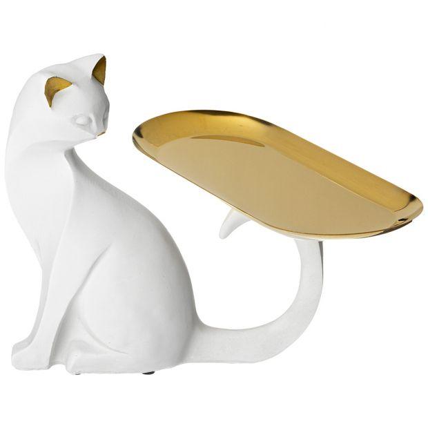 Подставка декоративная для мелочей "кошка"18,5*7*18,5см-146-1800
