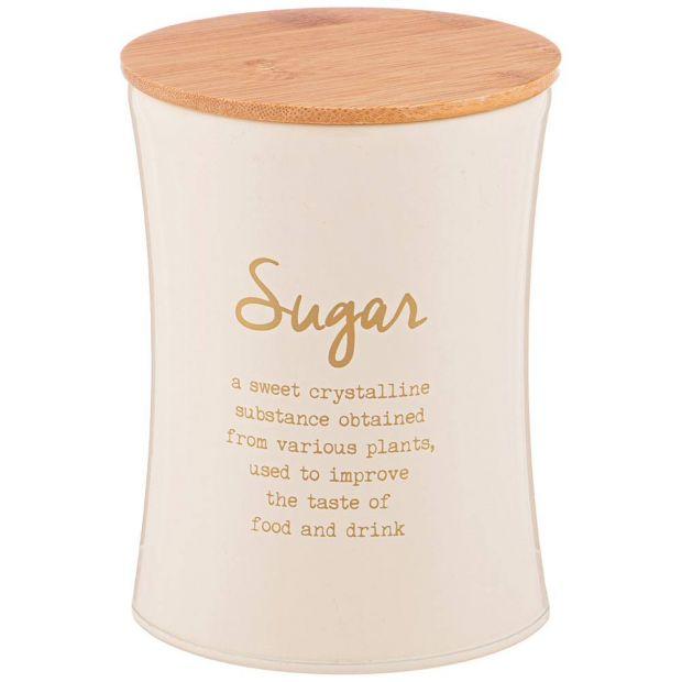 Емкость для сыпучих продуктов agness  "сахар" диаметр=11 см высота=14 см-790-264
