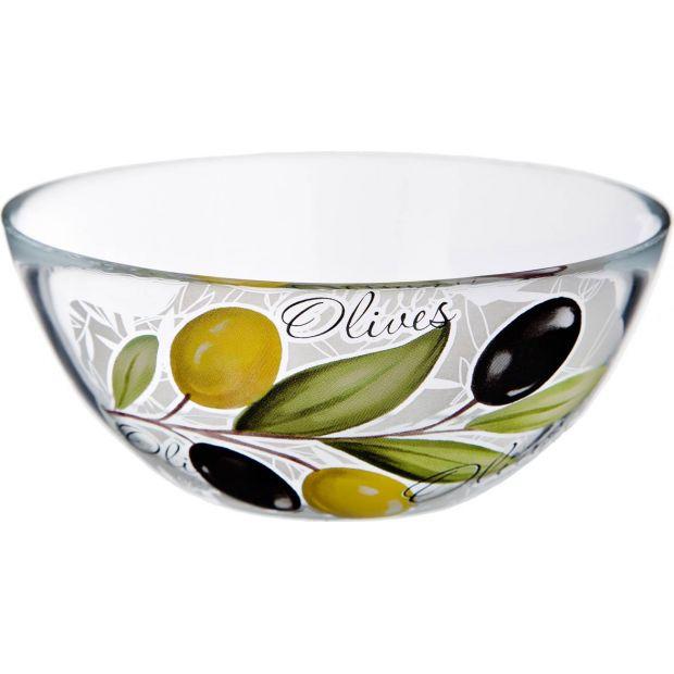 Салатник "оливки" диаметр=13 см без упаковки (кор=12шт.)-484-242