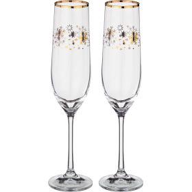 Набор бокалов для шампанского из 2 шт. 190 мл..высота=24 см. (кор=1набор.)-674-271