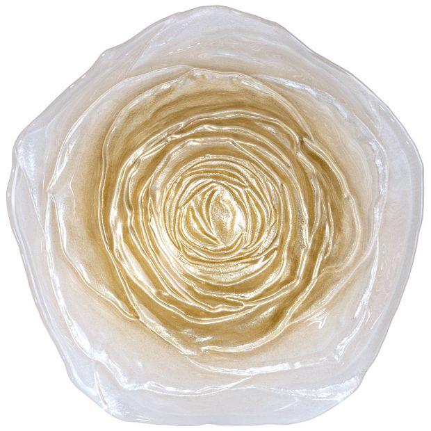 Салатник "antique rose"  white 15см-339-359