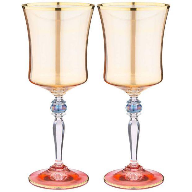Набор бокалов для вина из 2 штук 300мл "grace amber"-326-113