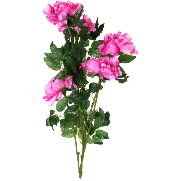 Цветок искусственный "пион" длина=100 см (кор=144шт.)-23-230
