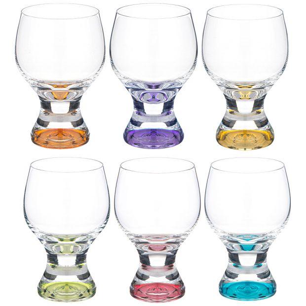 Набор бокалов для вина/воды из 6 шт. "gina colors" 230 мл-674-894