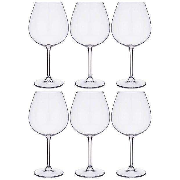 Набор бокалов для вина из 6 шт. "gastro/colibri" 650 мл высота=22 см (кор=8набор.)-669-247