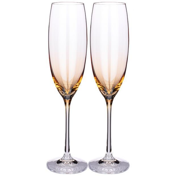 Набор бокалов для шампанского из 2шт "grandioso flame" 230ml-674-827