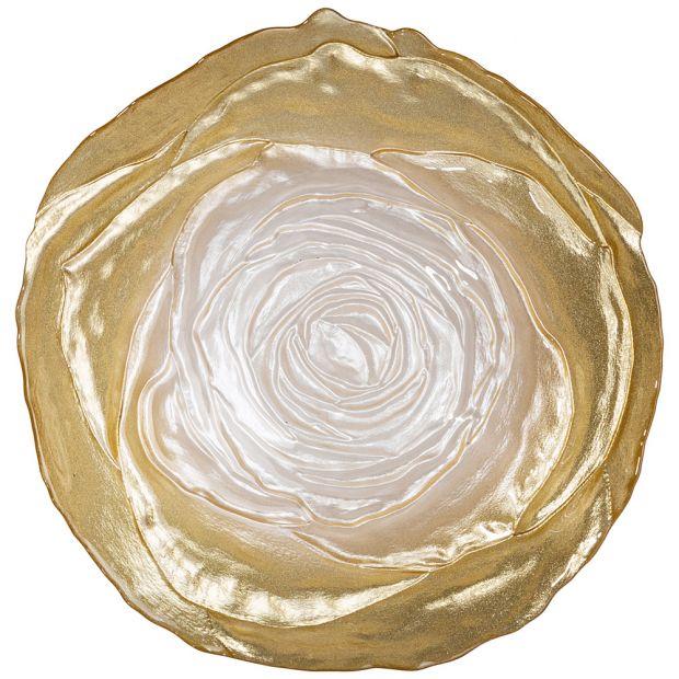 Блюдо/салатник "antique rose" gold 21см-339-356