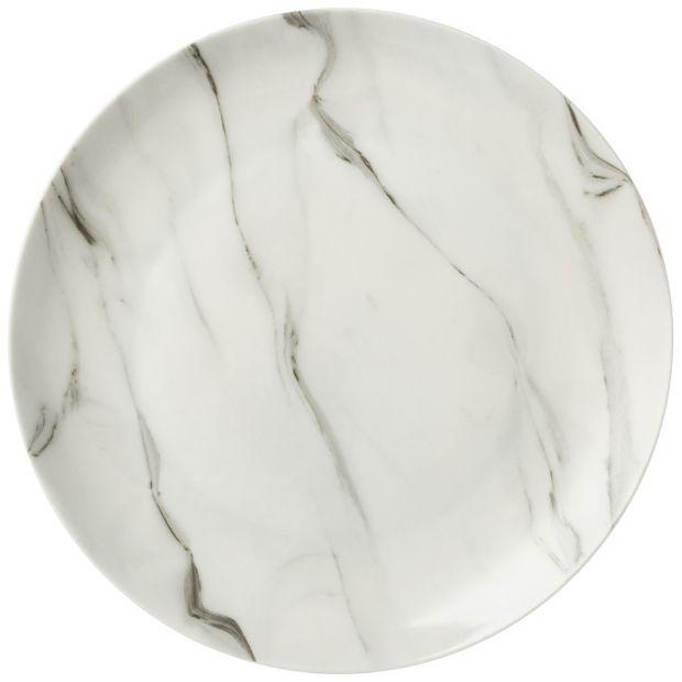 Тарелка обеденная lefard bianco marble 27см (мал. уп. = 4шт)-87-264