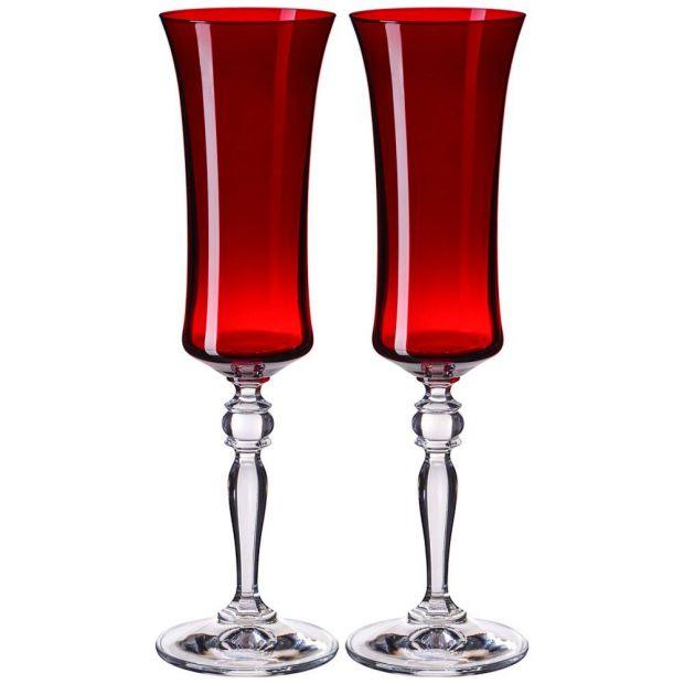 Набор бокалов для шампанского из 2 штук "extravagance" 190мл h=25 cm-674-884