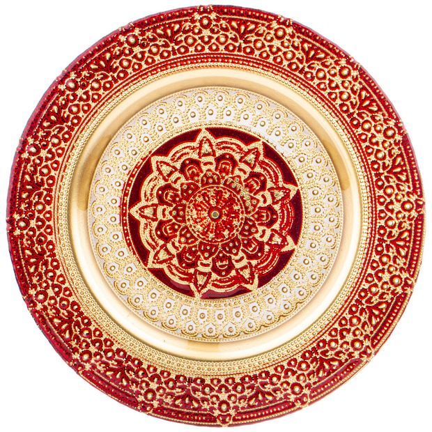 Тарелка «jasmin» red 28 cm-339-169