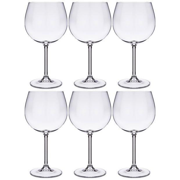 Набор бокалов для вина из 6 шт. "gastro/colibri" 570 мл высота=21 см (кор=8набор.)-669-223