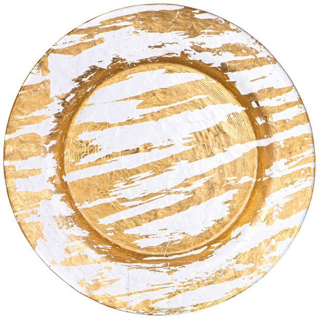 Тарелка "bohemia"gold 20см-336-116