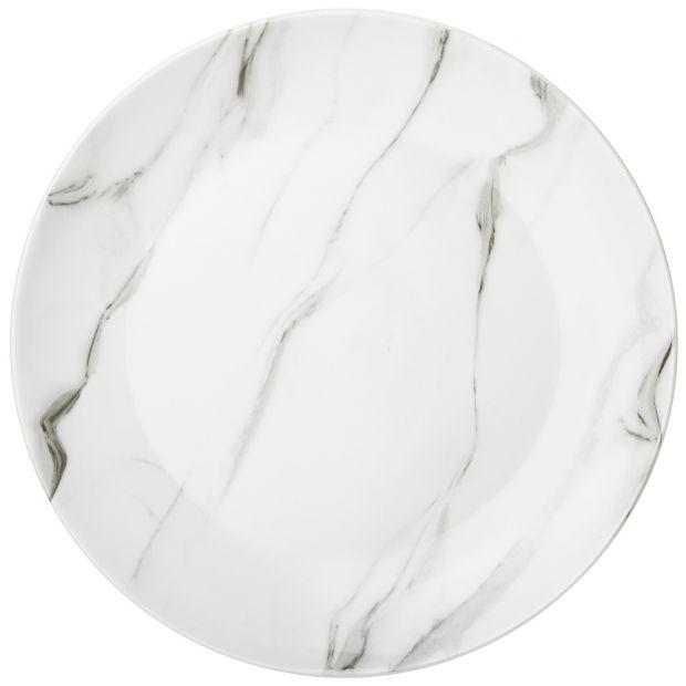 Тарелка обеденная lefard bianco marble 25,5см (мал. уп. = 4шт)-87-280