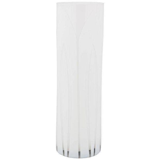 Ваза   "cilindro casandra white"  высота 40см диаметр-316-1659