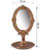 Зеркало настольное коллекция "рококо", 15*15*26cm-504-362