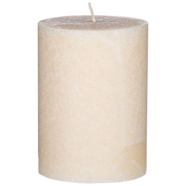 Свеча bronco столбик стеариновая ароматизированная песочная 6*8 см-315-266