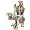 Фигурка декоративная "пять слонов" 22,8х7,2х21,3см-146-1859
