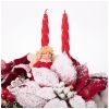 Цветочная композиция  "рождественский ангел "ширина 25 см*высота 25 см- без упаковки-23-1814