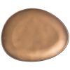 Тарелка десертная bronco "bronze" 19,5*15,5*2 см (мал.уп.=3шт./кор=36шт.)-474-189