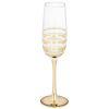 Набор из 6-ти бокалов для шампанского "line gold", 175 мл-194-831