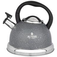 Чайник agness со свистком 3,0 л, индукционное капсульное дно (без упаковки)-937-031-1