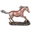 Фигурка декоративна "конь" 34*22 см цвет: бронза-169-262