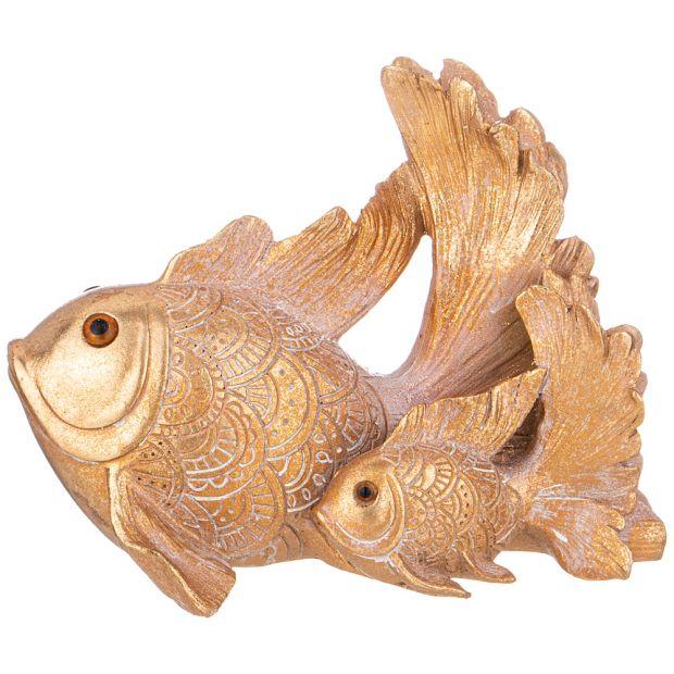 Фигурка декоративная "рыбы" 20,5*13,5*15,5 см-146-1838