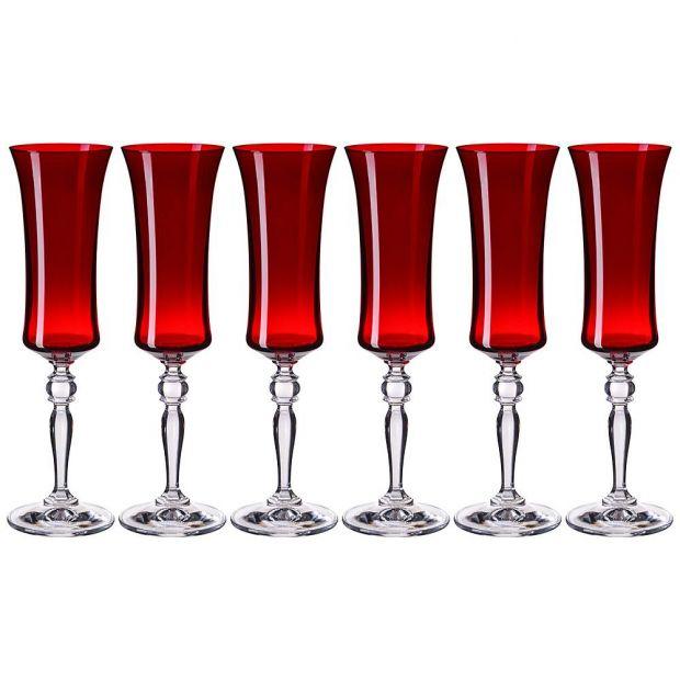 Набор бокалов для шампанского из 6 штук "extravagance" 190мл-674-801