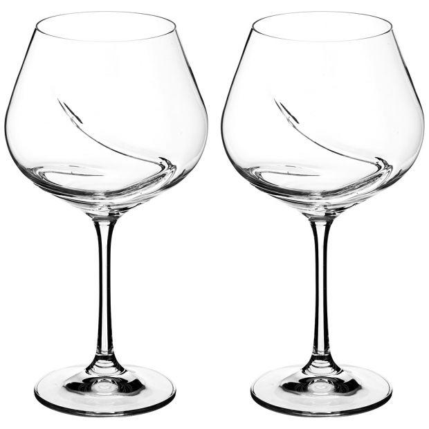 Набор бокалов для вина из 2 шт. "turbulence" 570 мл высота=21 см (кор=24набор.)-674-631