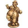 Фигурка декоративная "клоун с шарами" н-23см,l-17см,w-17 см цвет: бронза с позолотой-169-879