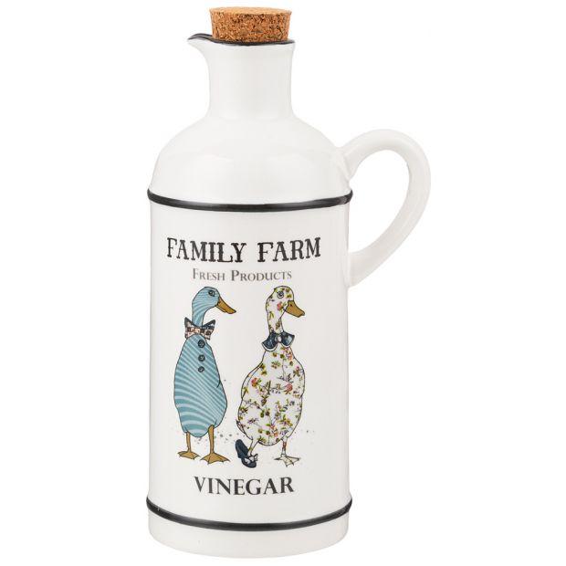 Бутылка для масла / уксуса lefard "family farm"  430 мл 18 см (кор=32шт.)-263-1275