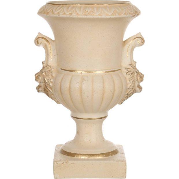 Кубок со львами "романо" старинный персиковый высота=48 см-742-152