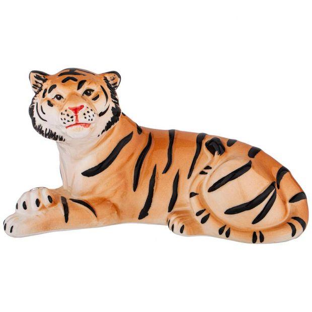 Статуэтка "тигр" длина=15 см (кор=36шт.)-101-1160