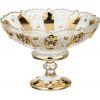 Фруктовница на ножке "lefard gold glass" диаметр=25 см. высота=17 см. (кор=6шт.)-195-106