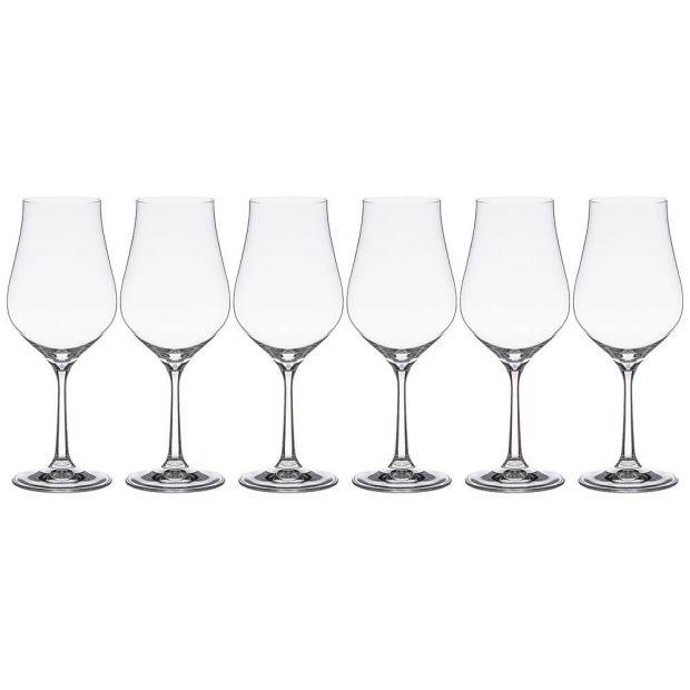 Набор бокалов для вина 450мл из 6 штук "tulipa" высота=23 см. (кор=8набор.)-674-763