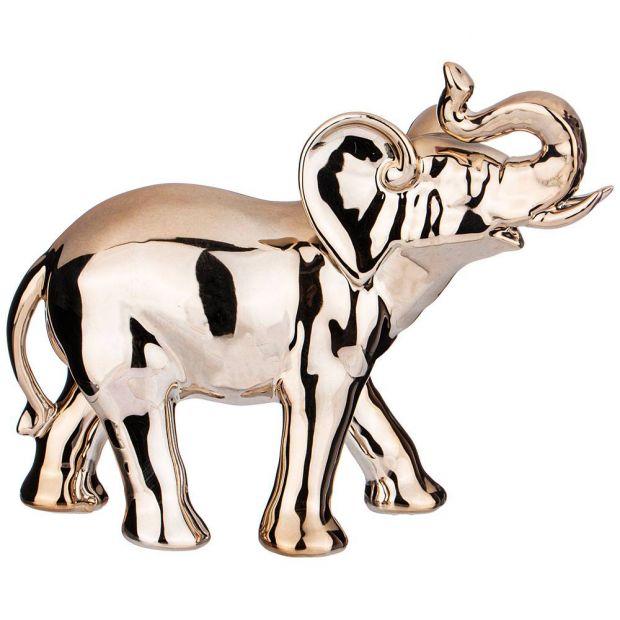Фигурка слон золотая коллекция 24*10*19 см-411-131
