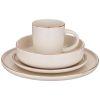 Набор посуды обеденный bronco "solo" на 4 пер. 16 предметов бежевый (кор=2наб.)-577-158